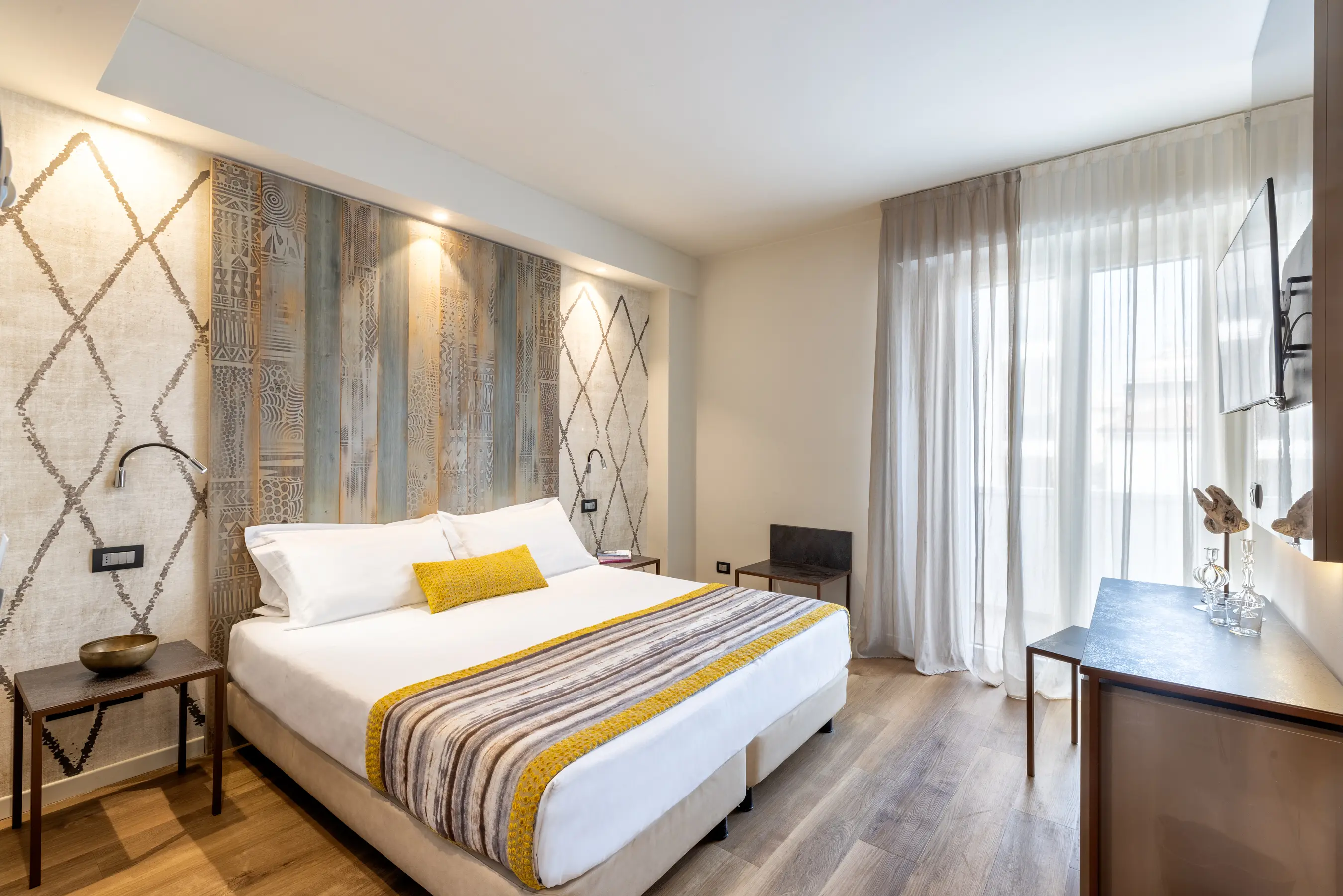 Interno di una camera Superior dell'Hotel Dory di Riccione