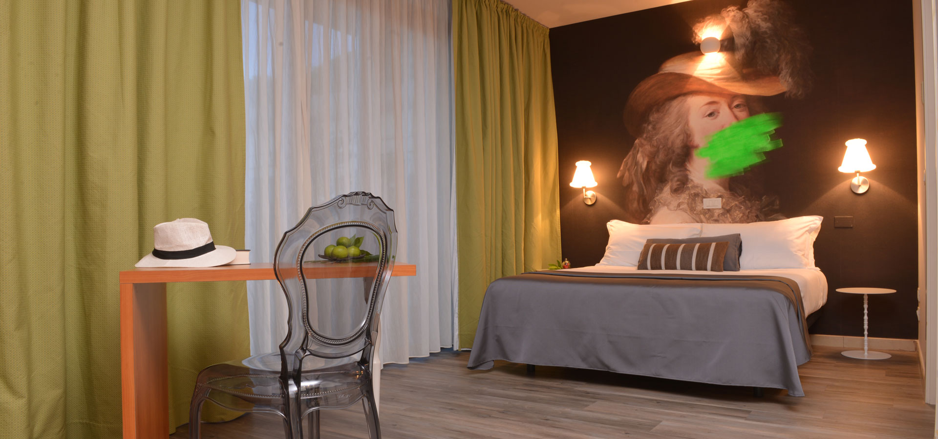Uno degli appartamenti smart dell'Hotel Dory per soggiorni di lavoro